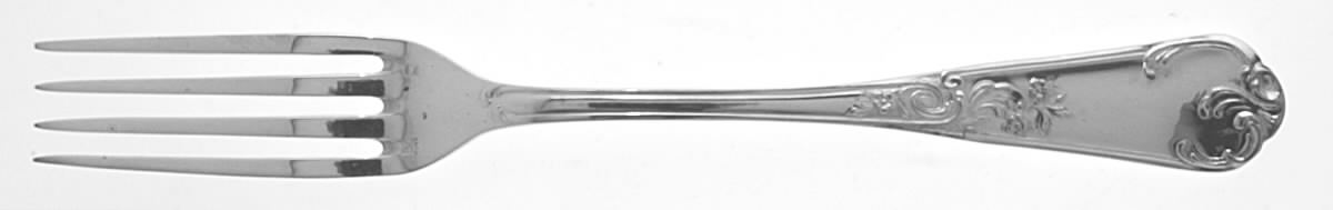 Regence (Silverplate) Fork by Jean Couzon-1