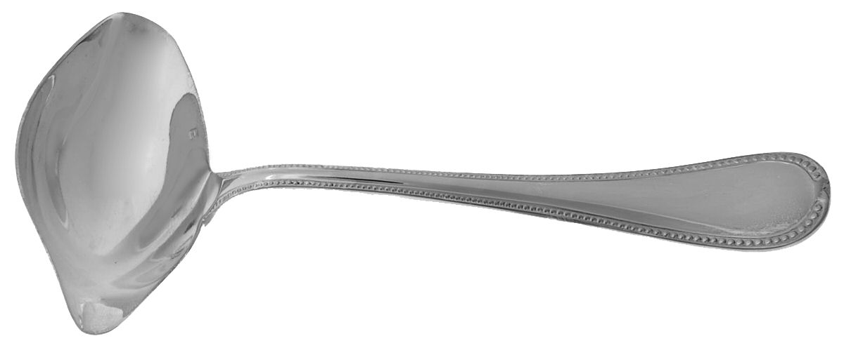 Riviera (Silverplate) Solid Gravy Ladle by Jean Couzon-1