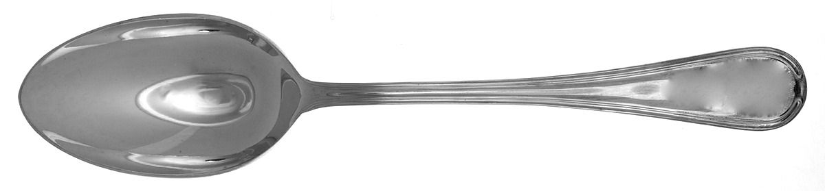 Senlis (Silverplate) Solid Serving Spoon by Jean Couzon-1