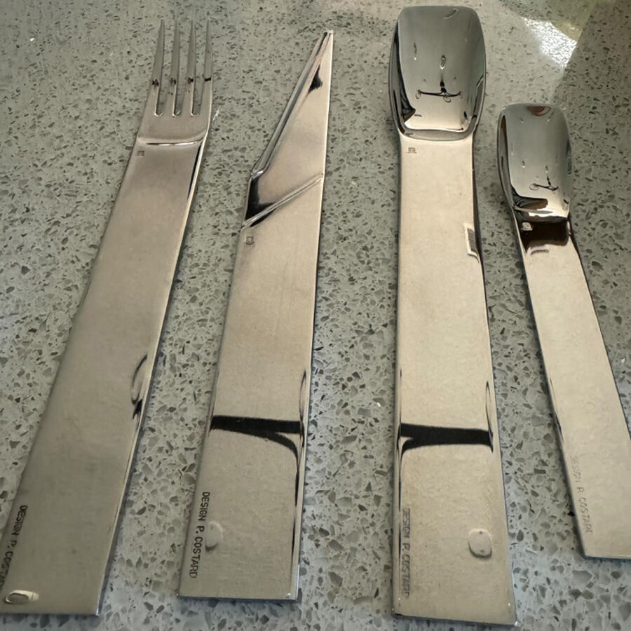 Sillage (Stainless) Fork by Jean Couzon-1