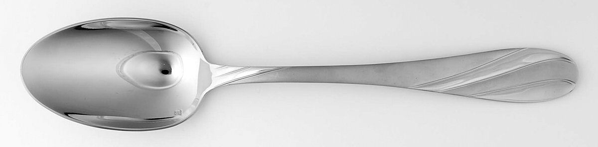 Vienne Contrast (Stainless) Solid Serving Spoon by Jean Couzon-1