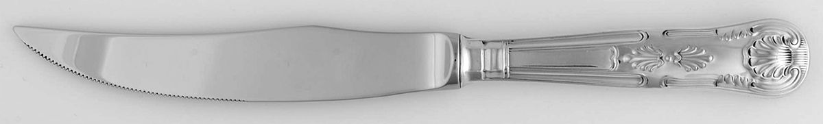 Kings (Sterling) Individual Steak Knife Hollow Handle by R. Carrs (England)-1