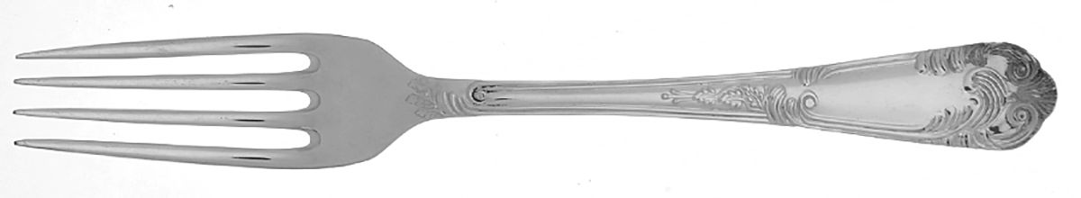 La Regence (Sterling) Dessert Fork by R. Carrs (England)-1