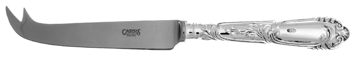 La Regence (Sterling) Cheese Knife with Stainless Blade by R. Carrs (England)-1