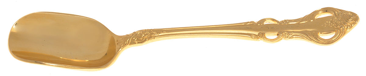 CSM11 (Gold Electroplate) Sugar Spoon by Cosmos Products Company-1