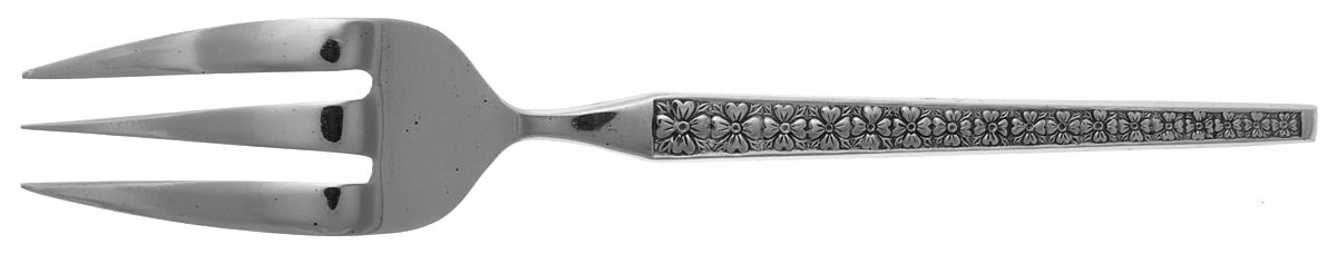 CSM12 (STAINLESS) Medium Solid Cold Meat Serving Fork by Cosmos Products Company-1
