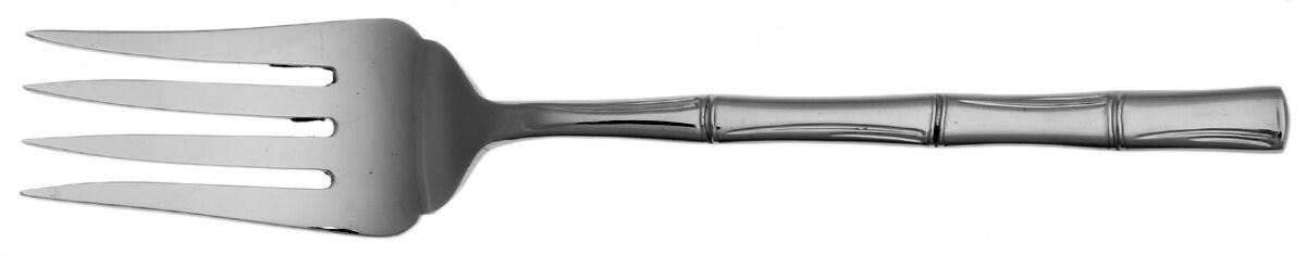CSM35 (Stainless) Medium Solid Cold Meat Serving Fork by Cosmos Products Company-1