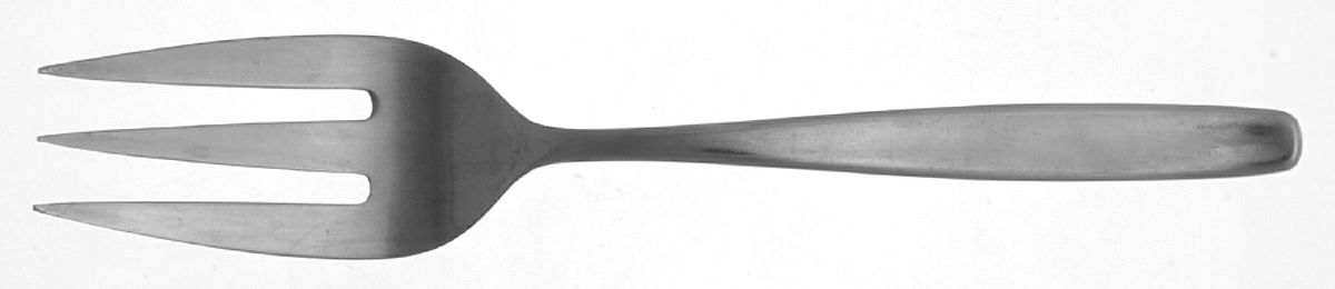 Consul (Stainless) Medium Solid Cold Meat Serving Fork by Continental Silver-1