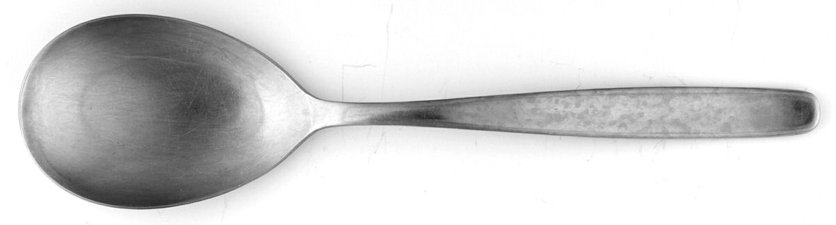Consul (Stainless) Solid Smooth Casserole Spoon by Continental Silver-1