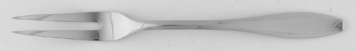 Bright Dawn (Stainless) Small Solid Cold Meat Serving Fork by Continental Silver-1