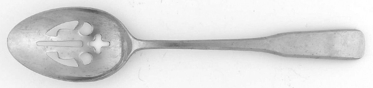 CSS14 (STAINLESS) Pierced Tablespoon (Serving Spoon) by Continental Silver-1
