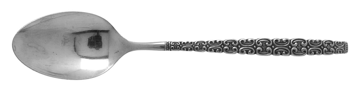 Royal Scroll (Stainless) Place/Oval Soup Spoon by Continental Silver-1
