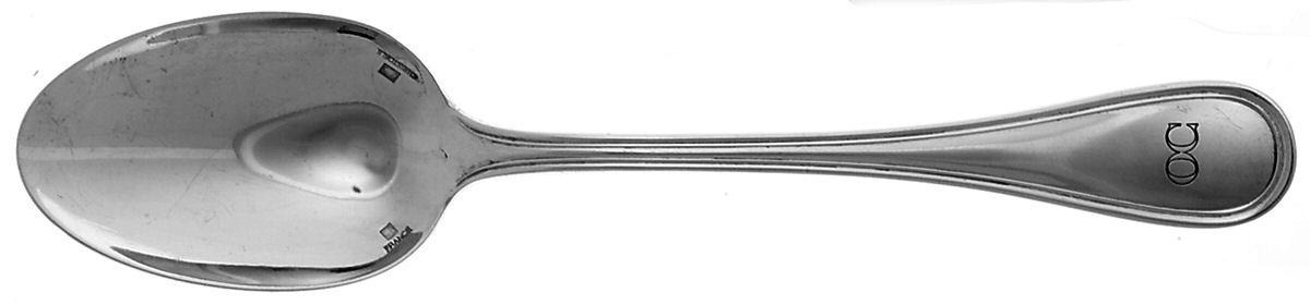 Albi (Silverplate) Oval Place Soup Spoon by Christofle France-1