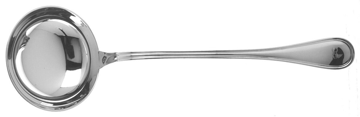 Albi (Silverplate) Solid Soup Ladle by Christofle France-1