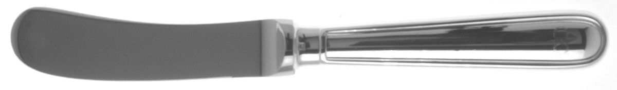 Albi (Silverplate) Butter Spreader Hollow Hdl-Paddle/Stainless Blade by Christofle France-1