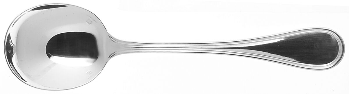 Albi (Silverplate) Round Bowl Soup Spoon (Cream Soup) by Christofle France-1