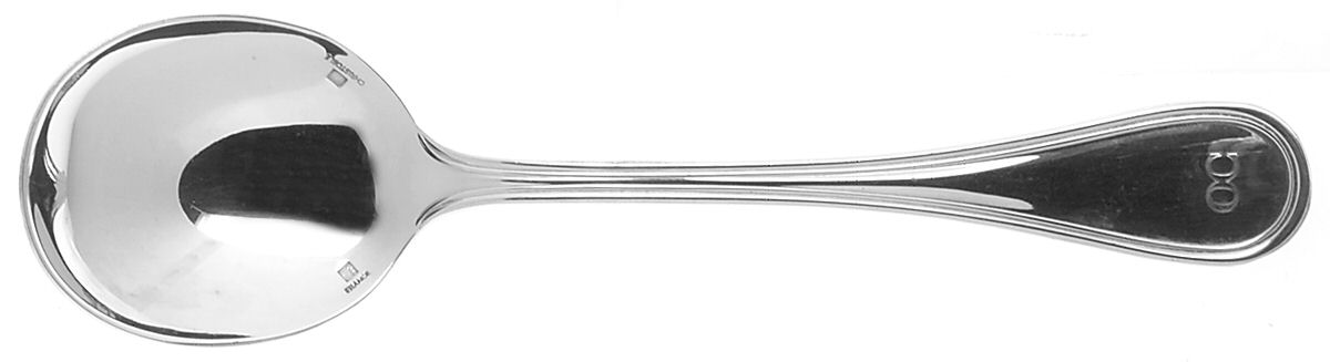 Albi (Silverplate) Round Bowl Soup Spoon (Cream Soup) by Christofle France-1