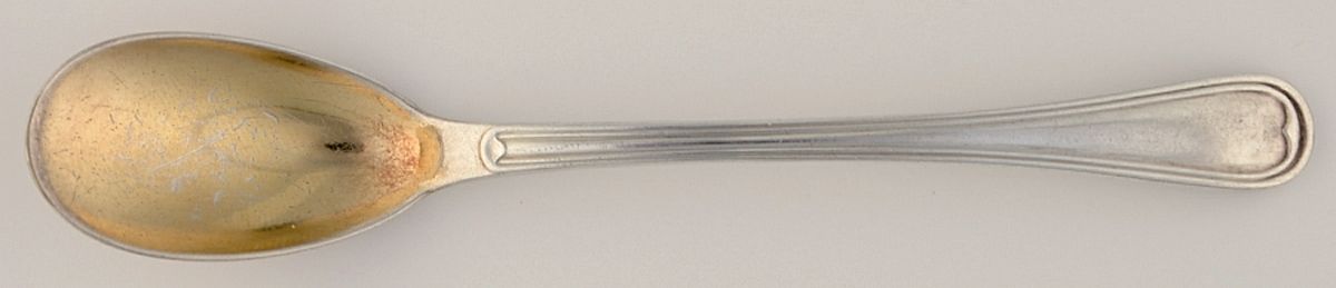 Albi (Silverplate) Egg Spoon by Christofle France-1