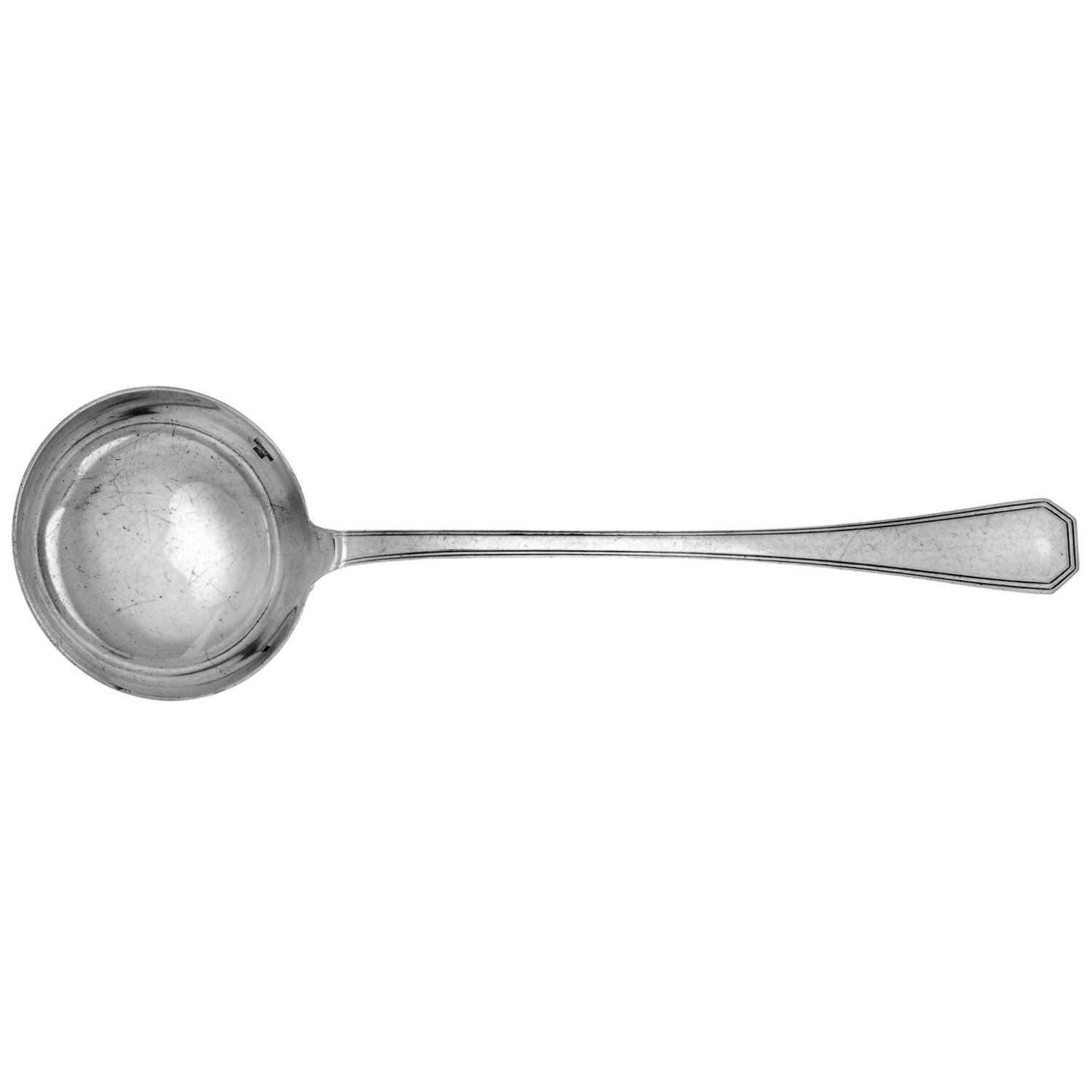 America (Silverplate, 1933) Solid Soup Ladle by Christofle France-1