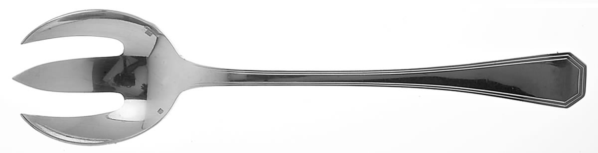 America (Silverplate, 1933) Solid Salad Serving Fork by Christofle France-1