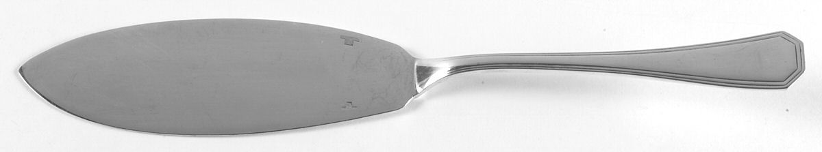 America (Silverplate, 1933) Large Solid Fish Serving Knife by Christofle France-1