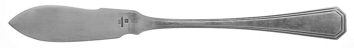 America (Silverplate, 1933) Flat Handle Master Butter Knife by Christofle France-1