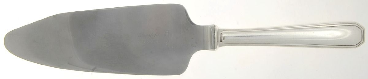 America (Silverplate, 1933) Pie & Cake Server with Stainless Blade by Christofle France-1