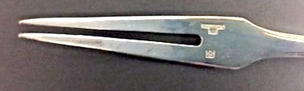America (Silverplate, 1933) Snail Fork by Christofle France-1