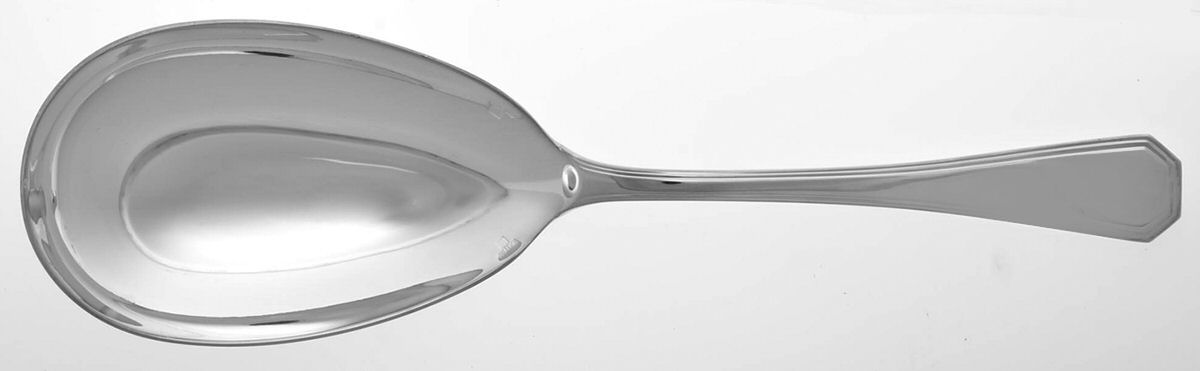 America (Silverplate, 1933) Solid Rice/Potato Spoon by Christofle France-1