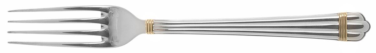 Aria Gold (Silverplate, Gold Accent) Fork by Christofle France-1
