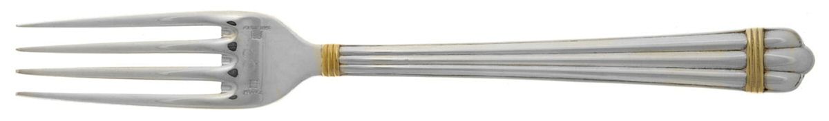 Aria Gold (Silverplate, Gold Accent) Fork by Christofle France-1