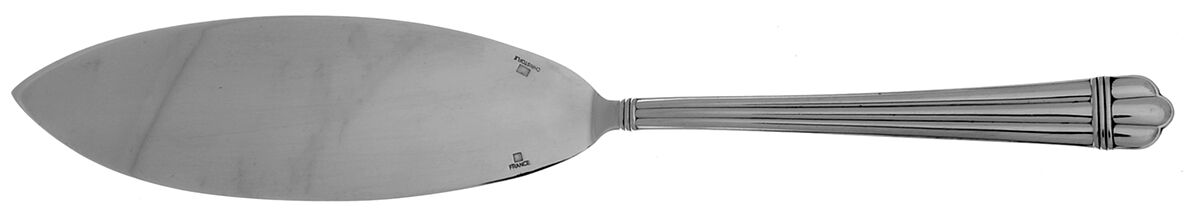 Aria (Silverplate, 1984) Large Solid Fish Serving Knife by Christofle France-1