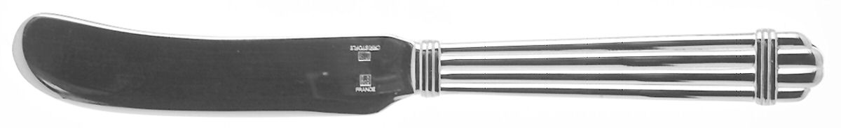 Aria (Silverplate, 1984) Flat Handle Butter Spreader by Christofle France-1