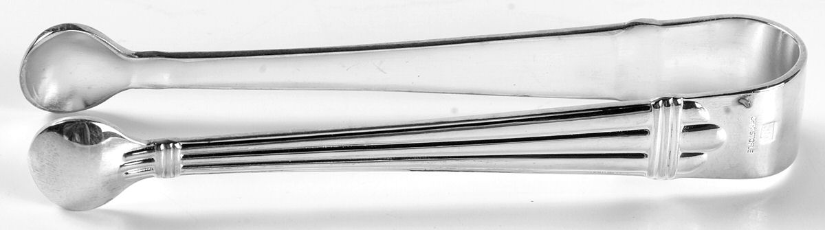 Aria (Silverplate, 1984) Sugar Tongs by Christofle France-1