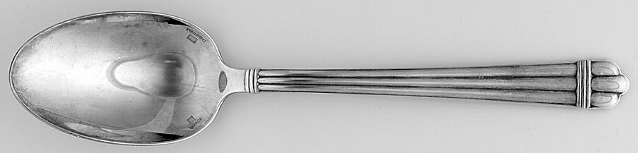 Aria (Silverplate, 1984) Oval Place Soup Spoon by Christofle France-1