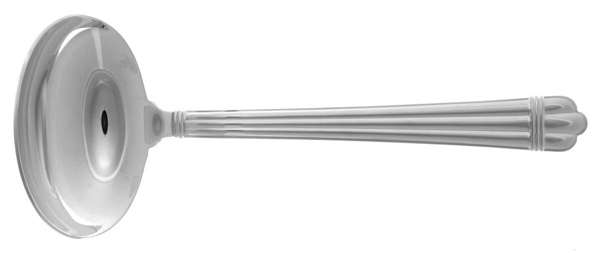Aria (Silverplate, 1984) Solid Gravy Ladle by Christofle France-1