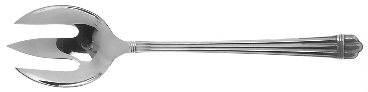 Aria (Silverplate, 1984) Solid Salad Serving Fork by Christofle France-1