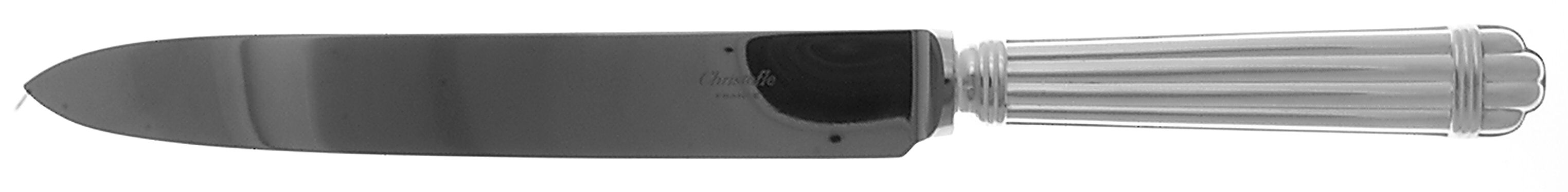 Aria (Silverplate, 1984) Large Stainless Blade Roast Carving Knife by Christofle France-1