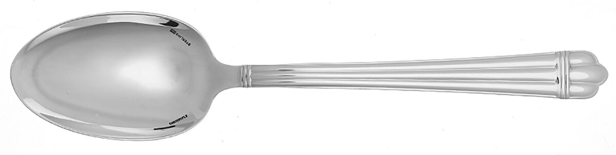 Aria (Sterling) European Place/Oval Soup Spoon by Christofle France-1