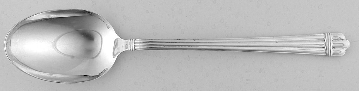 Aria (Sterling) Solid Serving Spoon by Christofle France-1