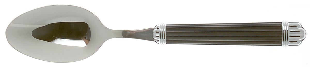 Aria-Blue (Stainless) Oval Place Soup Spoon by Christofle France-1