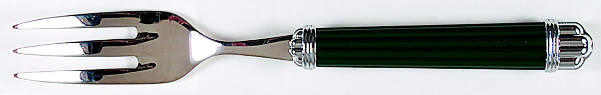 Aria-Green (Stainless) Individual Salad Fork by Christofle France-1