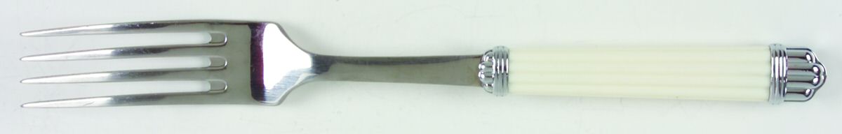 Aria-Ivory (Stainless) Solid Serving Fork by Christofle France-1