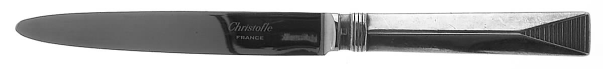 Atlantide (Silverplate) Dessert Knife with Stainless Blade by Christofle France-1
