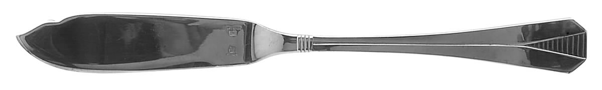 Atlantide (Silverplate) Individual Solid Fish Knife by Christofle France-1