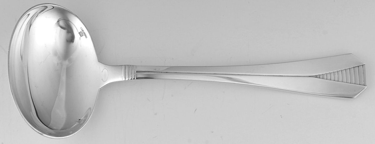 Atlantide (Silverplate) Solid Gravy Ladle by Christofle France-1