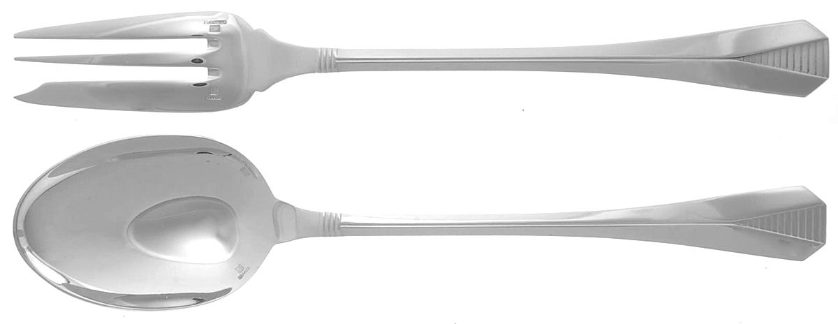 Atlantide (Silverplate) Solid Serving Set by Christofle France-1