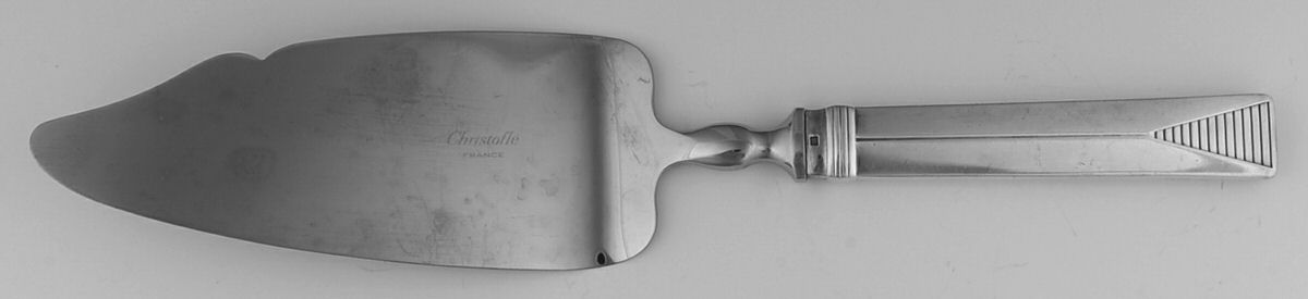 Atlantide (Silverplate) Pie & Cake Server with Stainless Blade by Christofle France-1