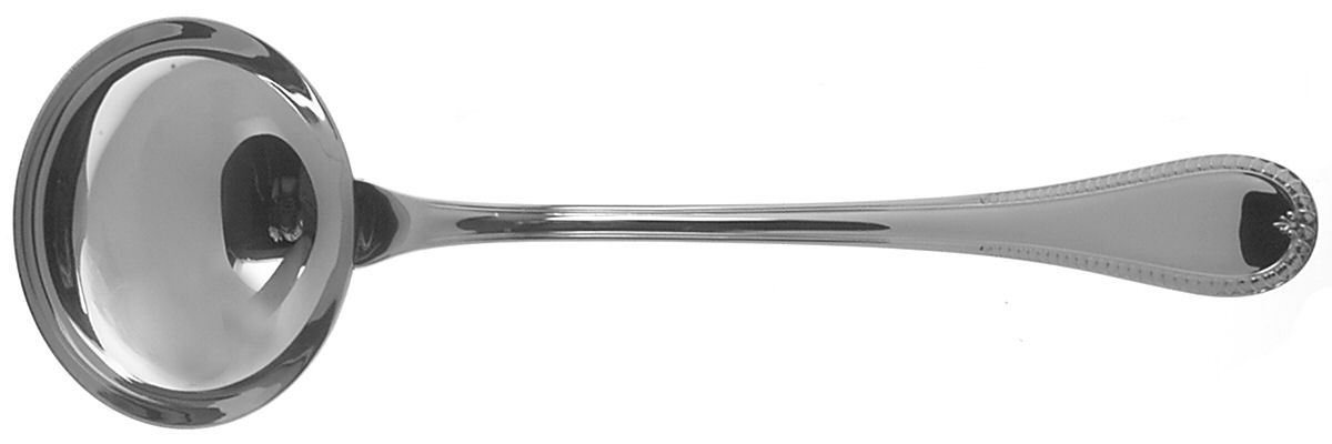 Beauharnais (Stainless) Solid Soup Ladle by Christofle France-1