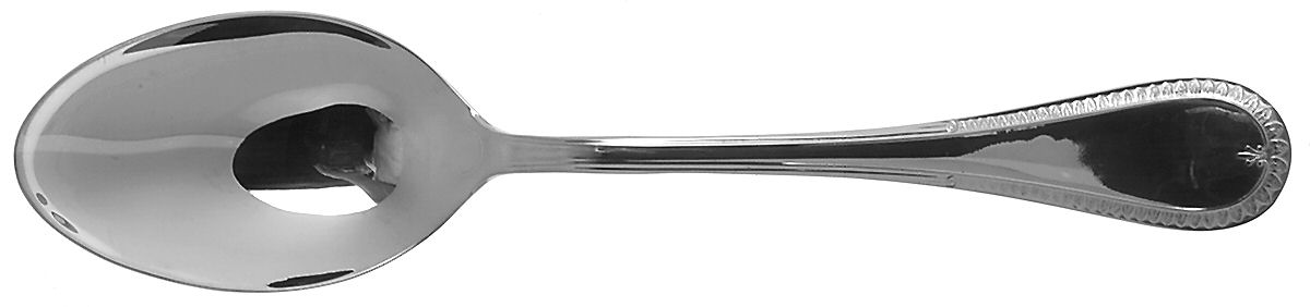 Beauharnais (Stainless) Solid Serving Spoon by Christofle France-1